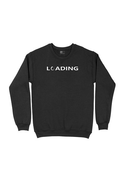 Cix Loading Black Sweatshirt - Loading Design