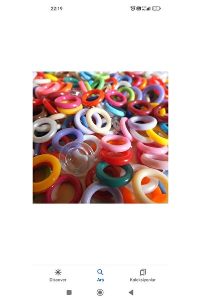 Cosar Güvercin Simit 50 Adet Bilezik Çıtçıt Klips