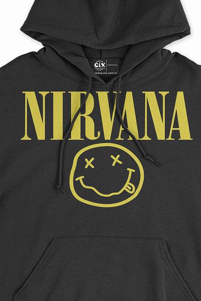 Cix Hanorac negru Nirvana