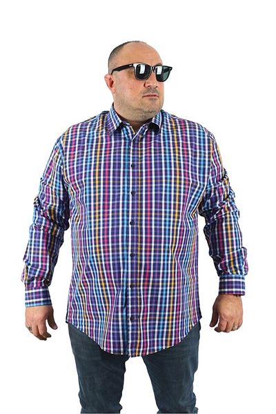 Starbattal Large Size Men's Piqquare Shirt 23360 White