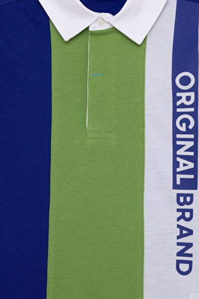 U.S. Polo Assn. Mavi Erkek Çocuk T-Shirt