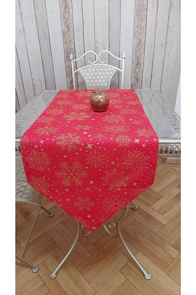 gonk New Year's Patterned Duck Cloth (Liquid Repellent, Stain Resistant) Runner