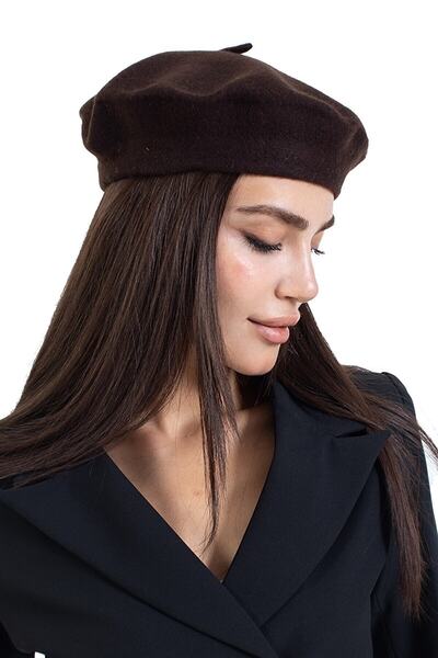 emybox Fransız Ressam Yün Keçe Bere Mevsimlik Renkli Şapka