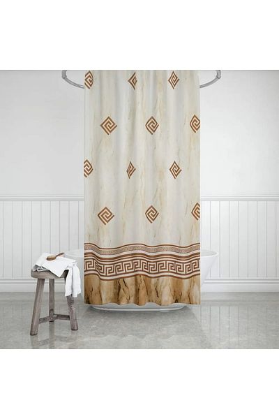Evdy Κουρτίνα μπάνιου Διπλά Φτερά 2x100x200cm