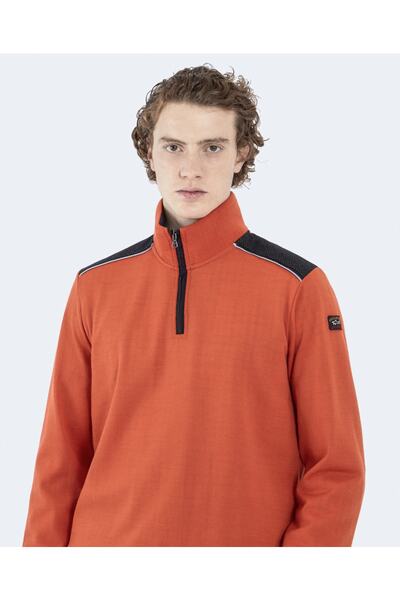 PAUL&SHARK Men's Ziped Pullover C.wWool