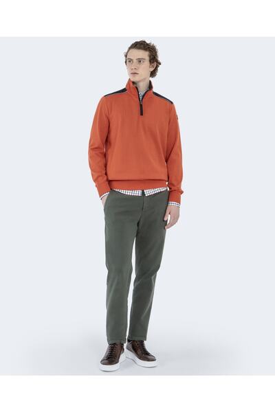 PAUL&SHARK Men's Ziped Pullover C.wWool