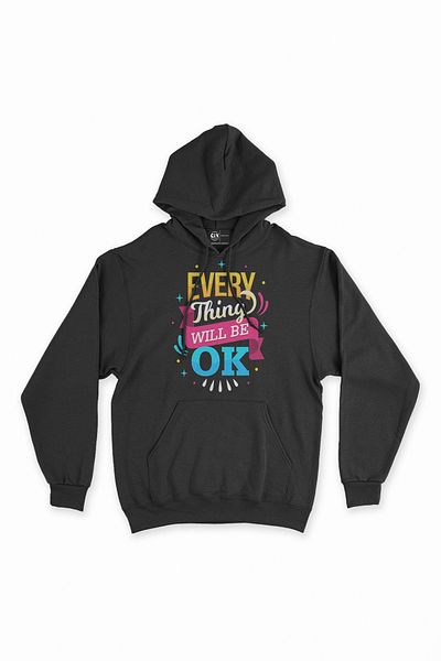 Cix Every Thing Will Be Ok Hanorac negru