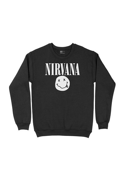 Cix Hanorac negru Nirvana Yellow Design