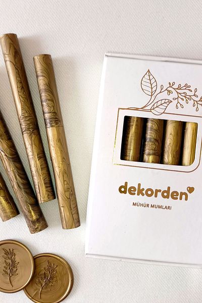 Dekorden Seal Wax Sticks 12pcs (antique Gold)