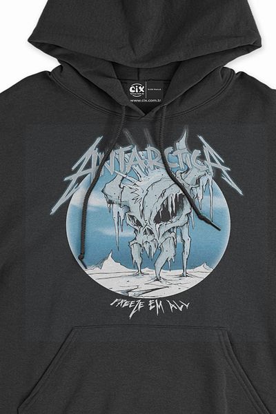 Cix Hanorac negru Antichrist Freeze Em All Antarctica