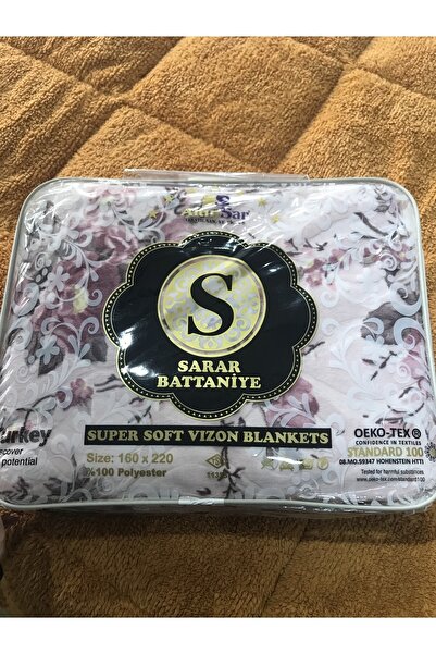 Sarar Çift Kişilik Battaniye Asmabahçe Pudra-çantasız