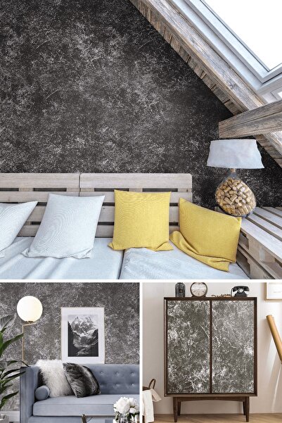 TechnoSmart 60x200cm Desenli Kendinden Yapışkanlı Duvar Kağıdı Mutfak Dolap Kaplama Dekorasyon