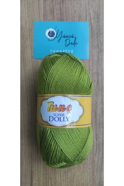 Tunç Dolly 5 Pieces Booties Socks Hand Knitting Yarn Green 0212