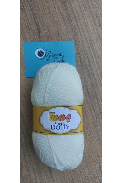 Tunç Dolly 5 Pieces Booties Socks Hand Knitting Yarn Cream 0151-0301