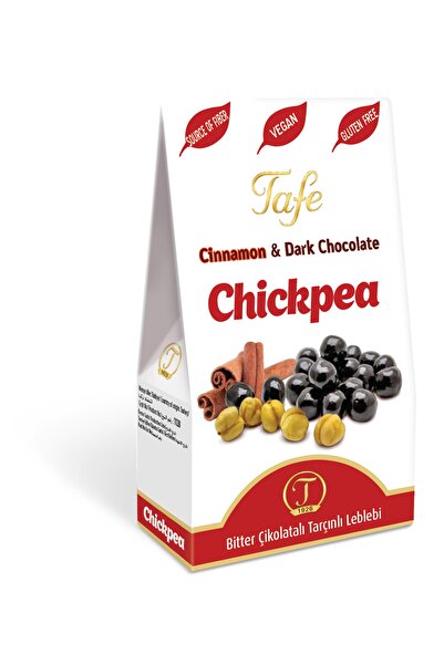 TAFE Glutensiz Bitter Çikolatalı Tarçınlı Leblebi Draje 80 gr
