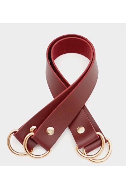 angel çanta aksesuar Bordo crvena Prirodna koža - 38x2.5 cm dupla Torba sa sv...