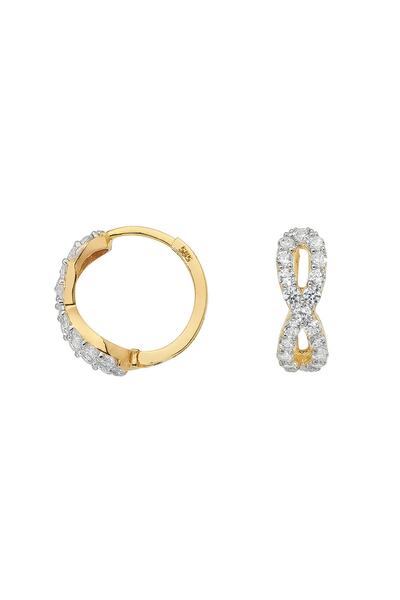 GençTaş Kuyumculuk 14 Ayar Altın Infinito Küpe