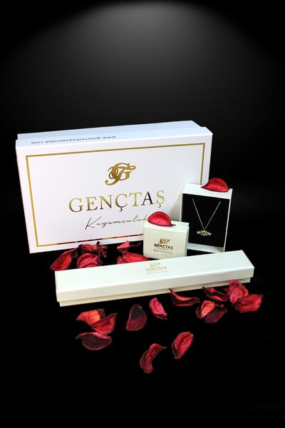 GençTaş Kuyumculuk 14 Ayar Altın Infinito Küpe