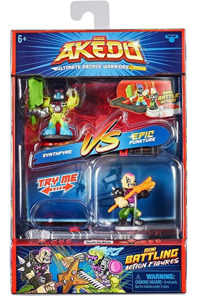 GIOCHI PREZIOSI Akedo Series 2 2 Pack - Synthfyre Vs Epic Punkture