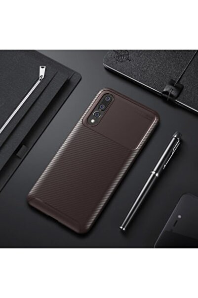 AKSEFİZZ Huawei P20 Pro Kılıf Benzersiz Dokulu Yüksek Tutuş Sağlayan Mat Elit...