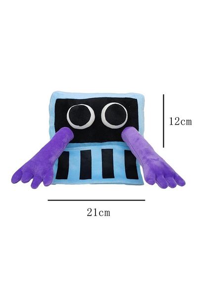 Schulzz Rainbow Friends Doors Blue-purple Piano Imported Plush Toy 21cm