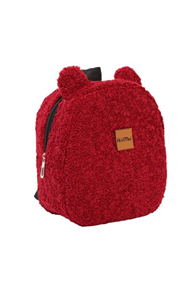 Hi.minitr Teddy Bordo Çanta (0-5 Yaş)