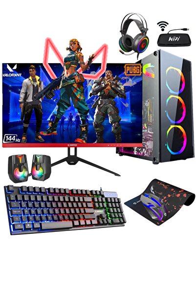 Zeiron Apache X10 I5-3470 8gb 256gb Ssd+1tb Hdd Gt730 24" 144hz Oyuncu Masaüs...