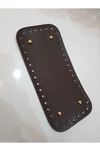 NAZENİN HOBİ AKSESUAR Βάση δερμάτινη πλεκτή τσάντα (25*12 cm)