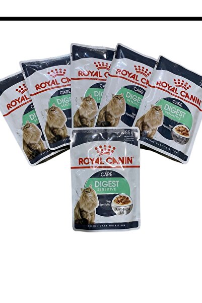 Royal Canin Dıgest Sensitive Gravy Pouch Yetişkin Kedi Konserve Maması 6x85gr