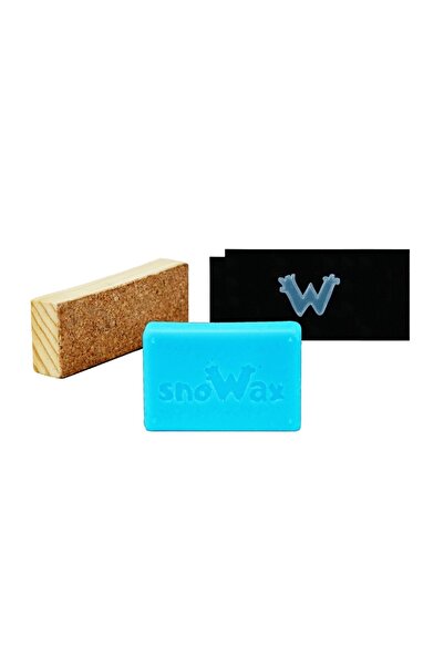 SNOWAX Ski Wax Sıcak Mavi Wax Sistre Kazıyıcı Scraper Ve Uygulama Mantarı Cork Finishcork