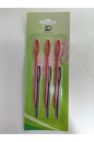 ATMACA TUHAFİYE إبرة صوف بلاستيكية 6 قطع