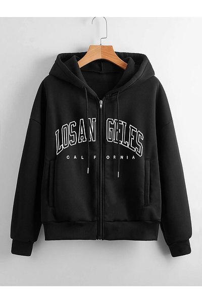 MANCY Los Angeles Printed Unisex Zippered Cardigan