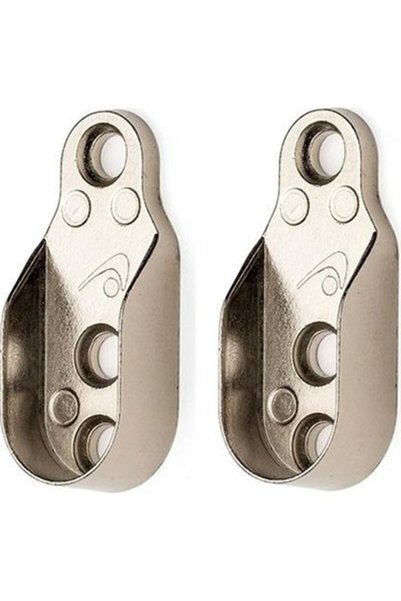 Generic Brand Wardrobe Cabinet Oval Hanging Bracket Flange (2 Pieces) + 6 Pieces Screws