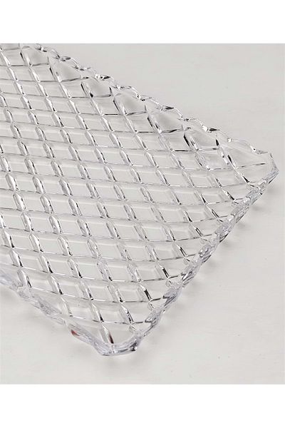 Jenisa Lattice Rectangular Presentation Plate 18X37.5Cm