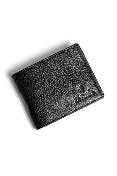Eminsa Men's Black Genuine Leather Wallet