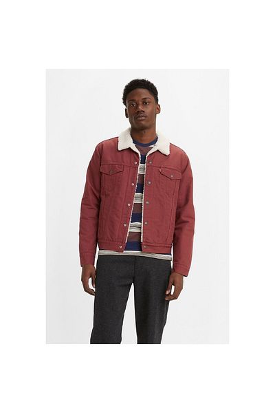 Levi's burgundy jacket top