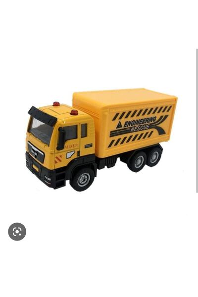Diecast Çek Bırak Kapalı Kasa Kamyon