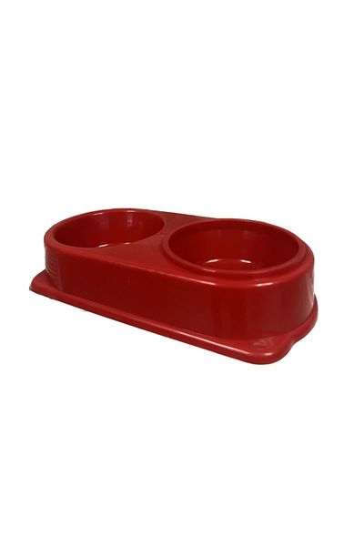 Anadolu-Vet Cat Dog Food and Water BowlTwo Compartments (2x 250 Ml)
