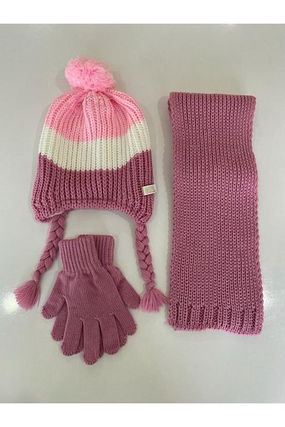 öykümgaleria Set de mănuși unisex pentru copii cu ursuleț de pluș