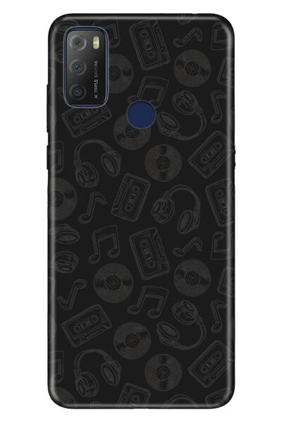 TCL 20e Kılıf 0.4mm Silikon Desenli Kaset
