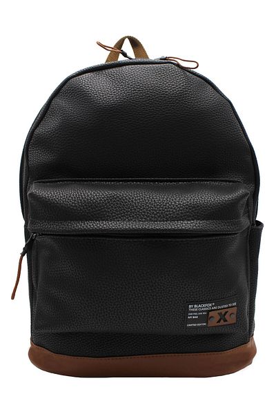 Bläck Two-Eye Flotr Fabric Unisex Black School And Backpack 305