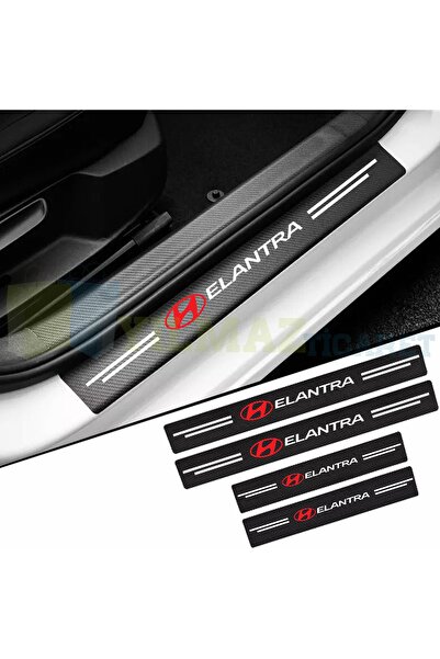 yılmazetic Hyundai Elantra Karbon Kapı Eşiği Koruma Araba Etiket Oto Sticker ...