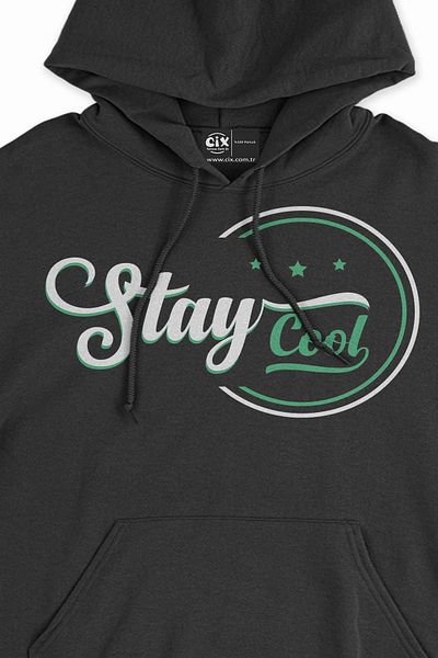 Cix Hanorac negru Stay Cool