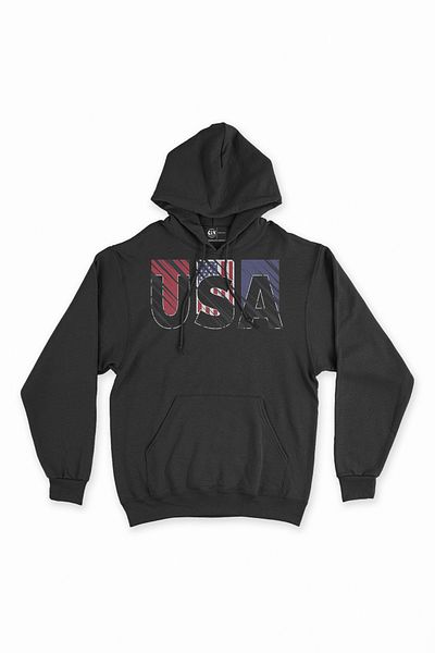 Cix Hanorac negru de design USA America