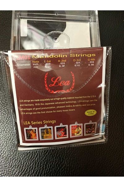 LEA Lm01 Model Standard Mandolin String Set-Pea with Gift