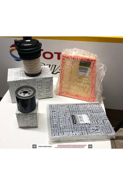 Genel Markalar RENAULT Scenic 1.6 16V Megane 2 1.5 Dcı Uyumlu Filtre Bakım Se...