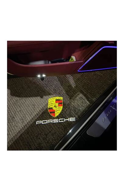 hepsiofis Porsche Cayenne 2008 Kapı Altı Led Logo Sağ Sol