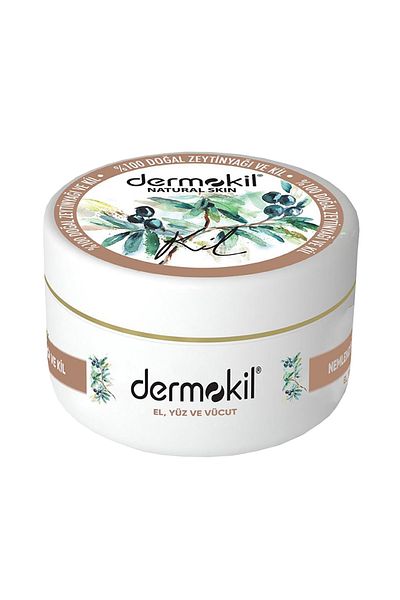 Dermokil 300 ml Olive Oil Face and Body Hand Cream - Natural Cut