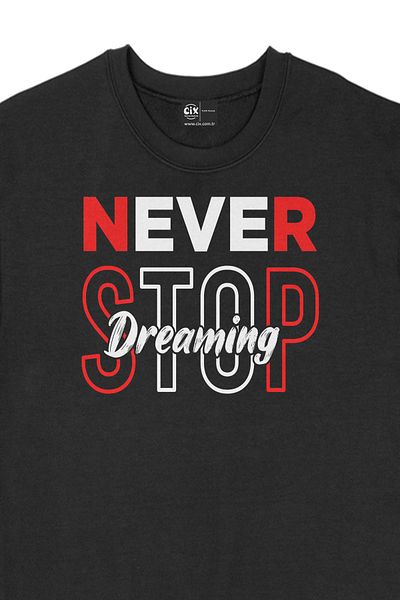Cix Μαύρο φούτερ Never Stop Dreaming
