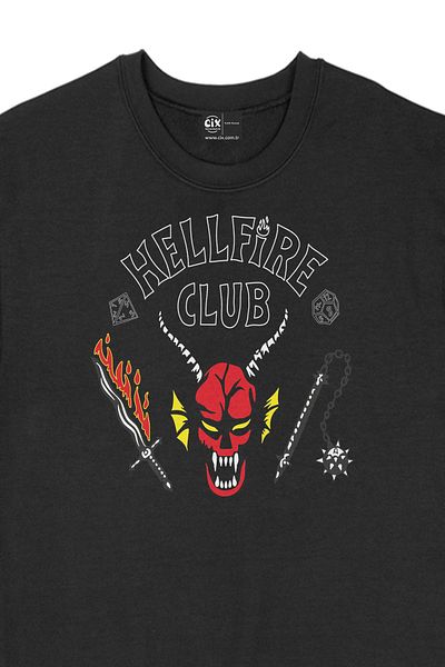 Cix Hanorac negru Hellfire Club